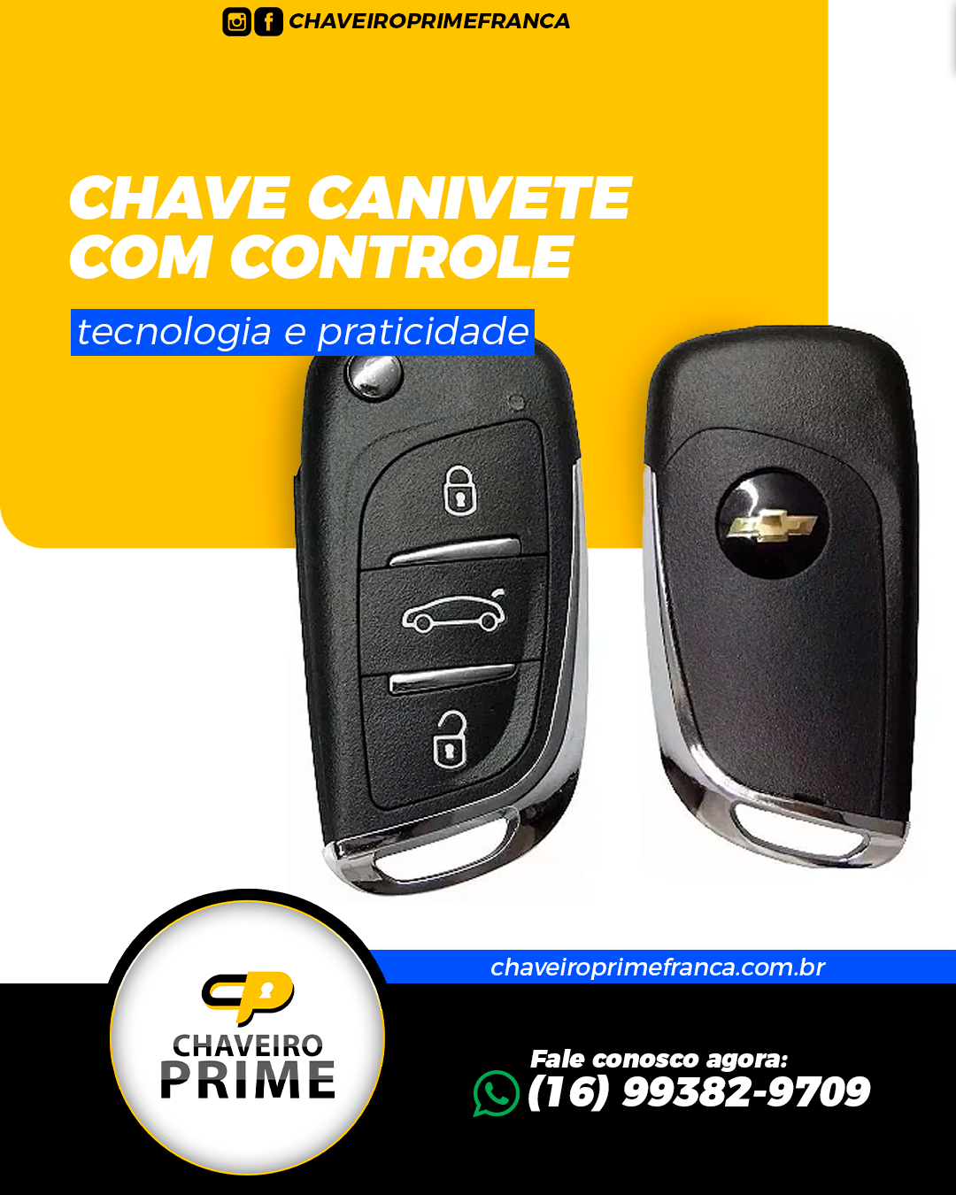 Chave canivete com controle: tecnologia e praticidade