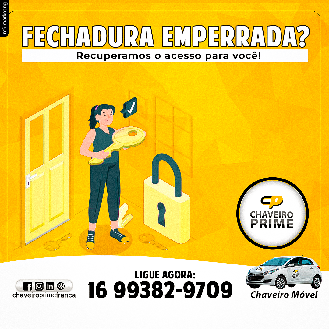Fechadura emperrada? Recuperamos o acesso para você!